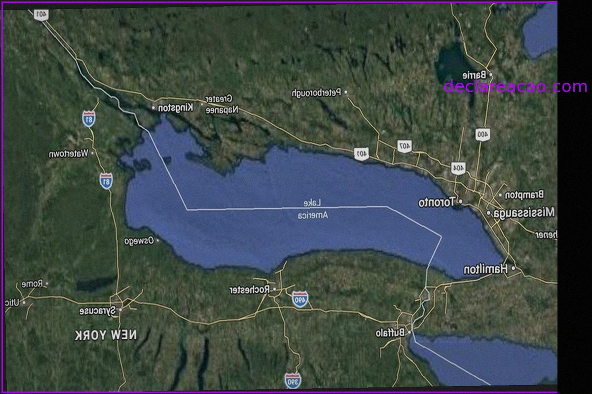 Google Maps Renombra el Lago Ontario como "Lake America" para Usuarios de EE. UU.